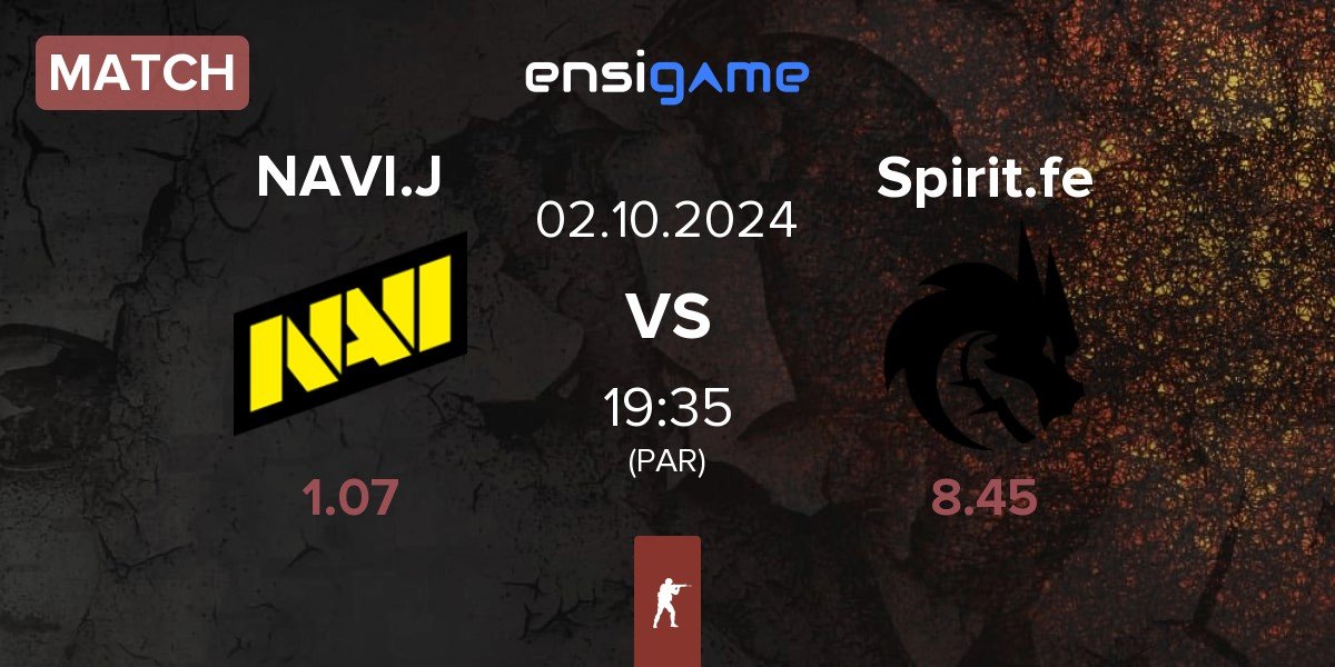 Match NAVI Javelins NAVI.J vs Team Spirit Female Spirit.fe | 02.10