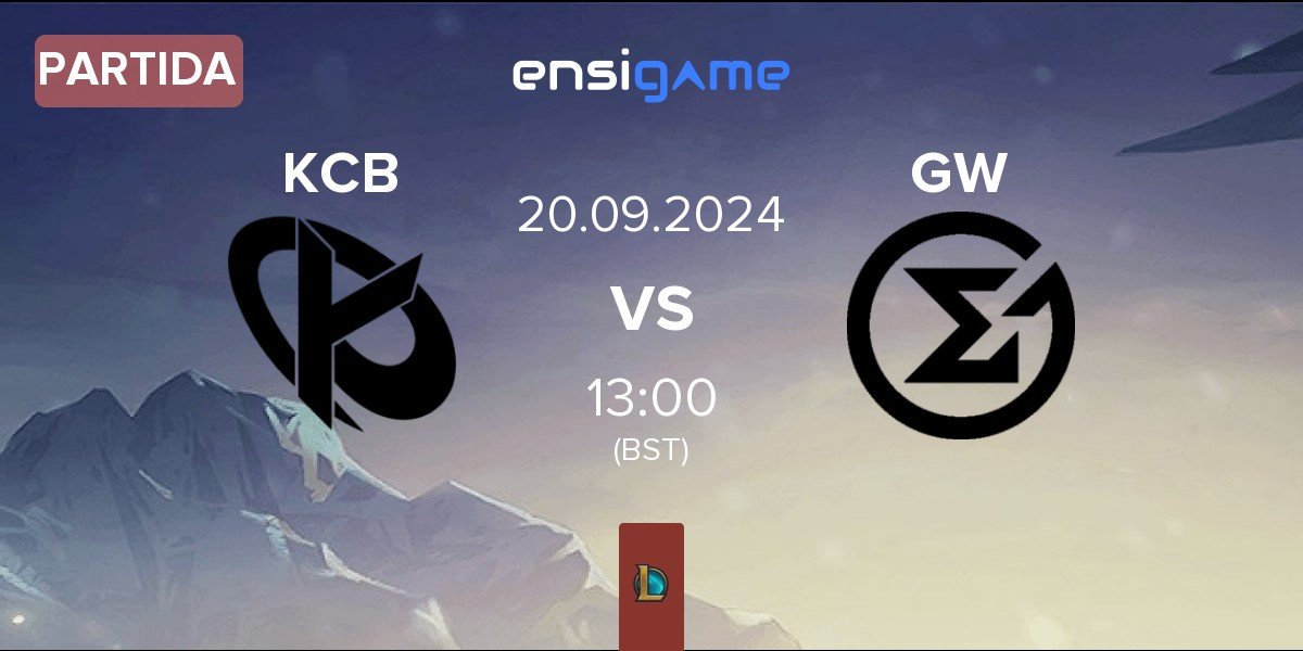 Partida Karmine Corp Blue KCB vs GameWard GW | 20.09