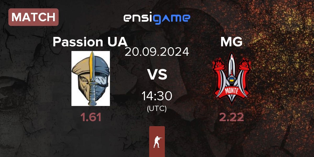 Match Passion UA vs Monte Gen MG | 20.09