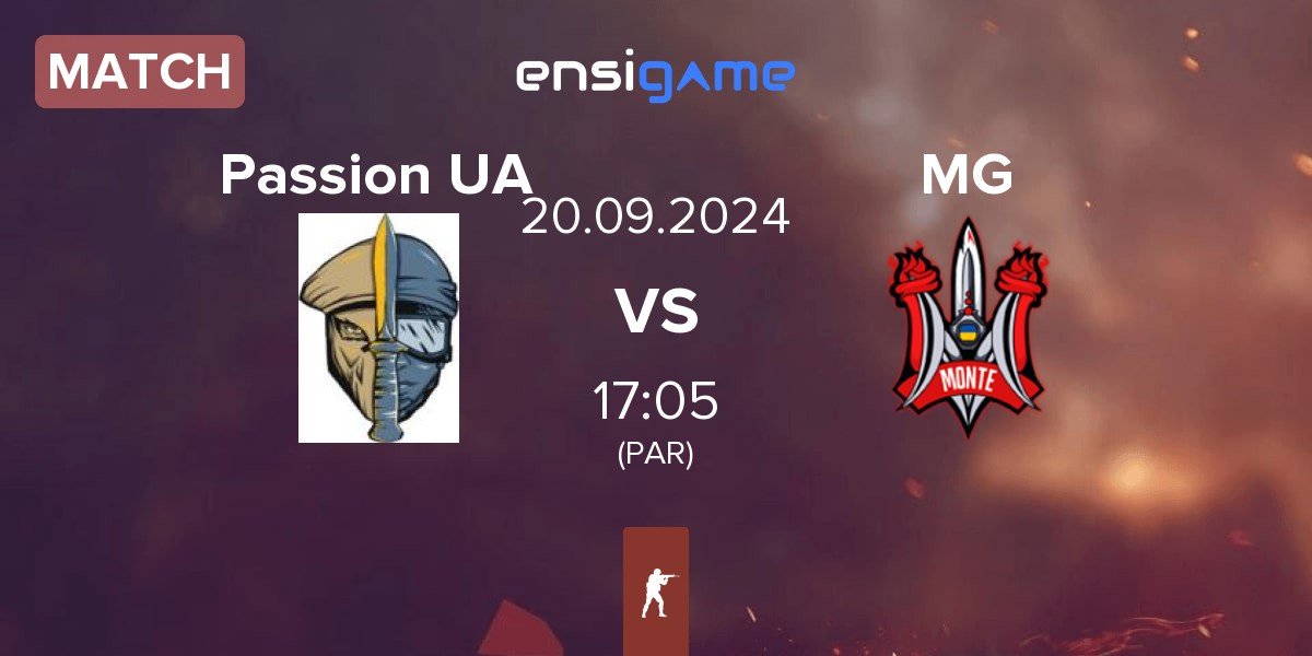 Match Passion UA vs Monte Gen MG | 20.09