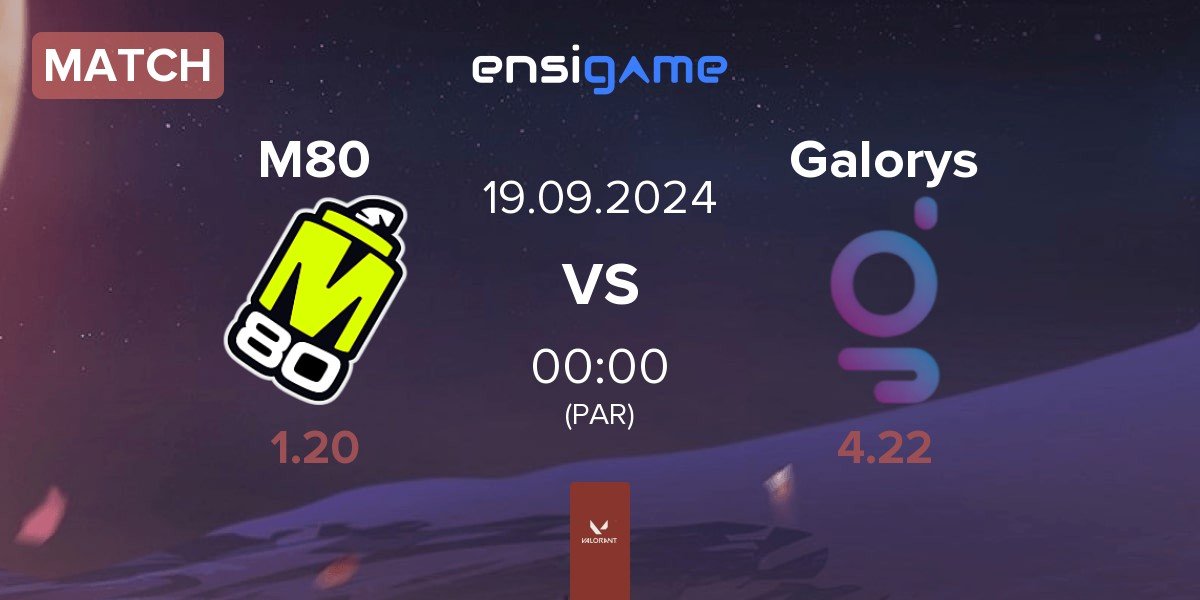 Match M80 vs Galorys | 19.09