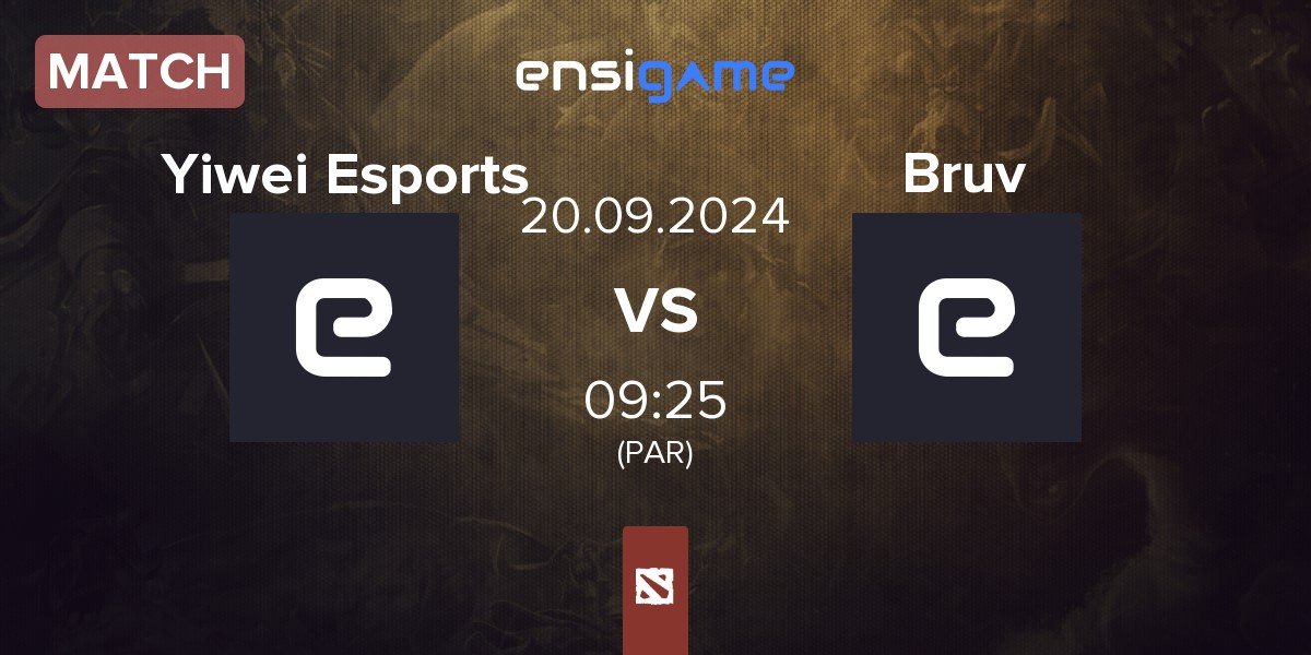 Match Yiwei Esports vs Bruv123 Bruv | 20.09