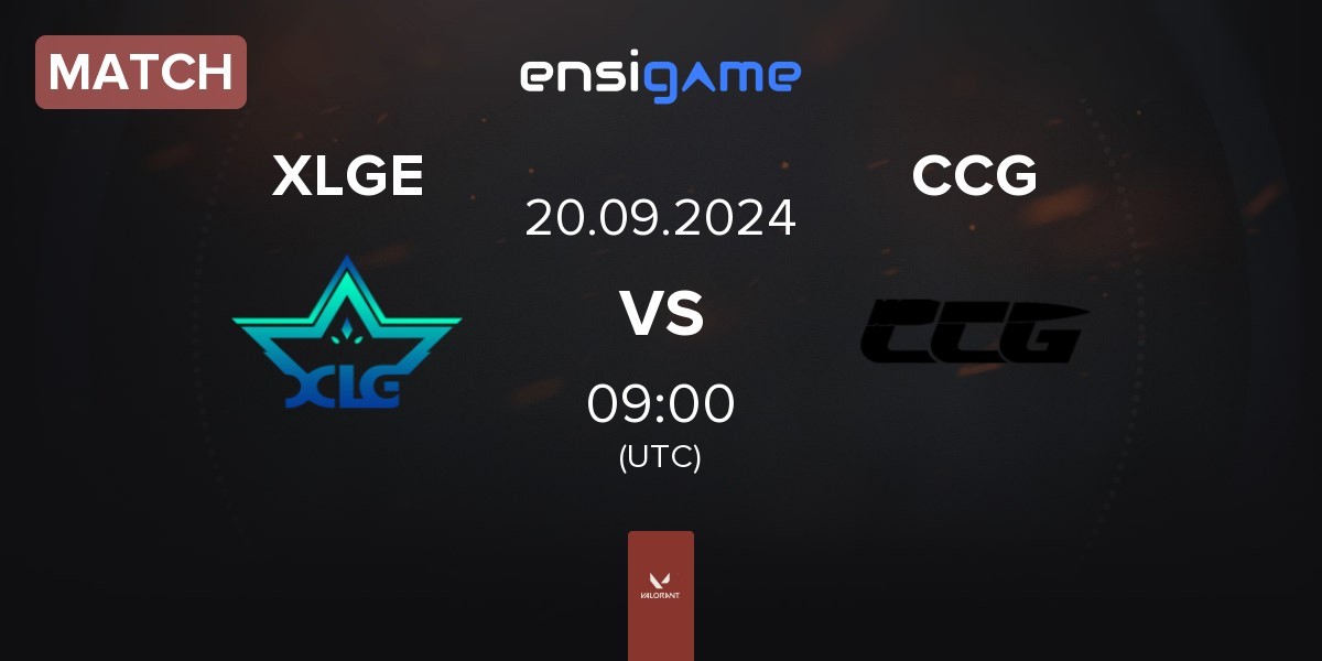 Match XLG Esports XLGE vs Chosen Clique Gaming CCG | 20.09