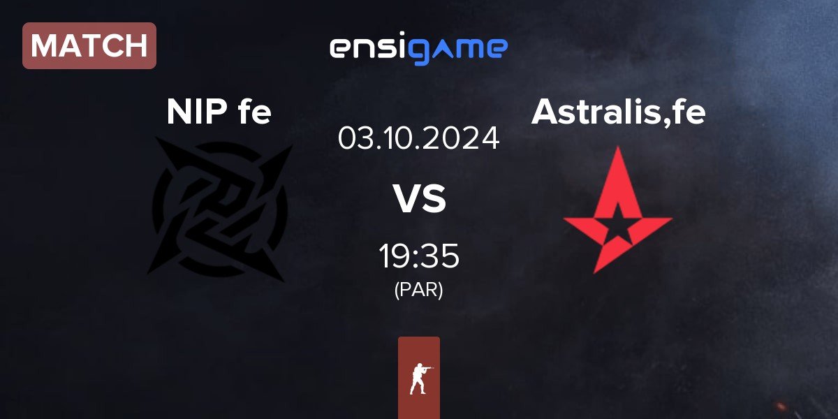 Match NIP Impact NIP fe vs Astralis Female Astralis,fe | 03.10