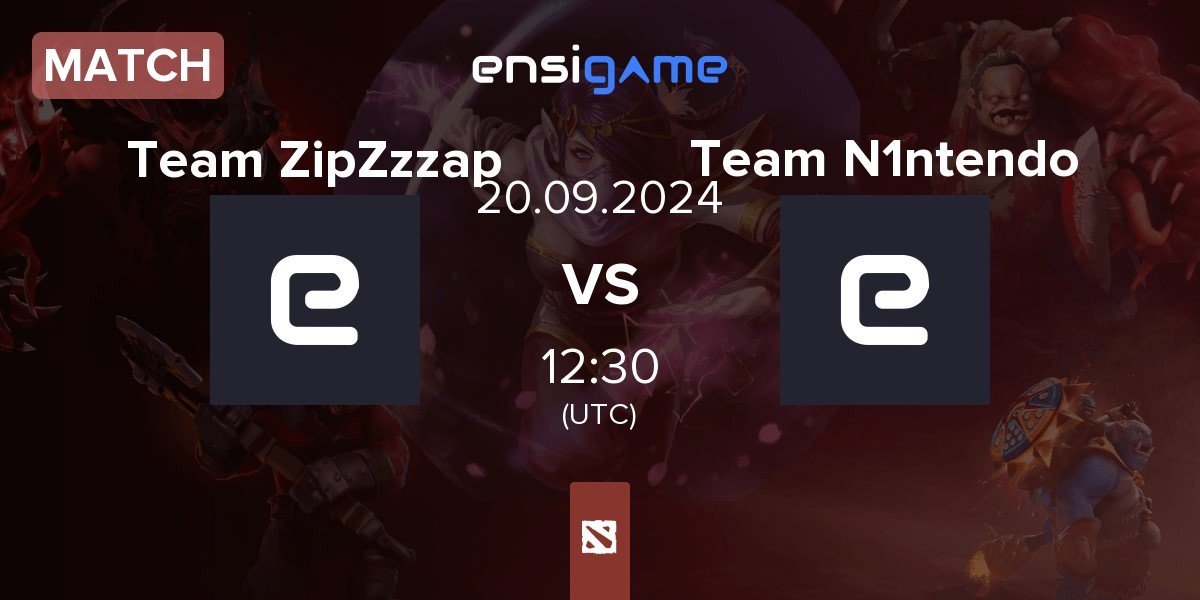 Match Team ZipZzzap ZipZzzap vs Team N1ntendo N1ntendo | 20.09