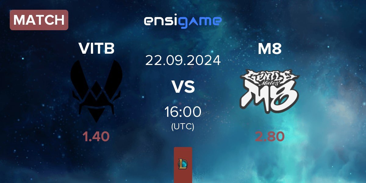 Match Vitality.Bee VITB vs Gentle Mates M8 | 22.09