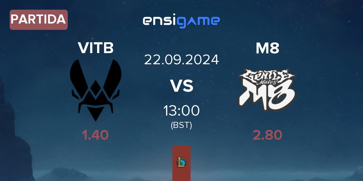 Partida Vitality.Bee VITB vs Gentle Mates M8 | 22.09