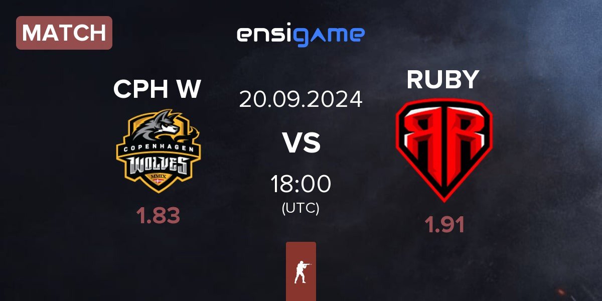 Match Copenhagen Wolves CPH W vs RUBY | 20.09