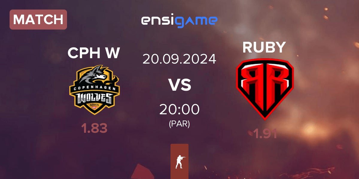 Match Copenhagen Wolves CPH W vs RUBY | 20.09