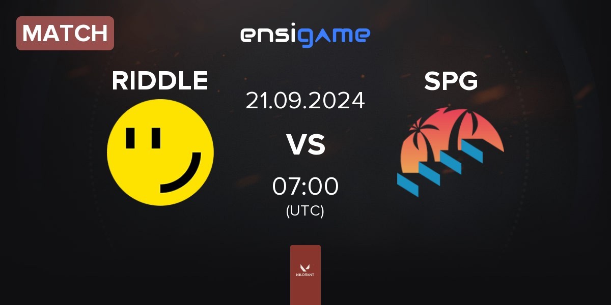 Match RIDDLE ORDER RIDDLE vs Sin Prisa Gaming SPG | 21.09