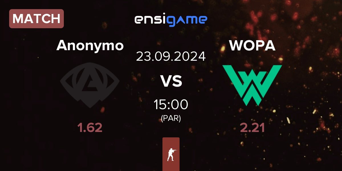 Match Anonymo Esports Anonymo vs WOPA Esport WOPA | 21.09