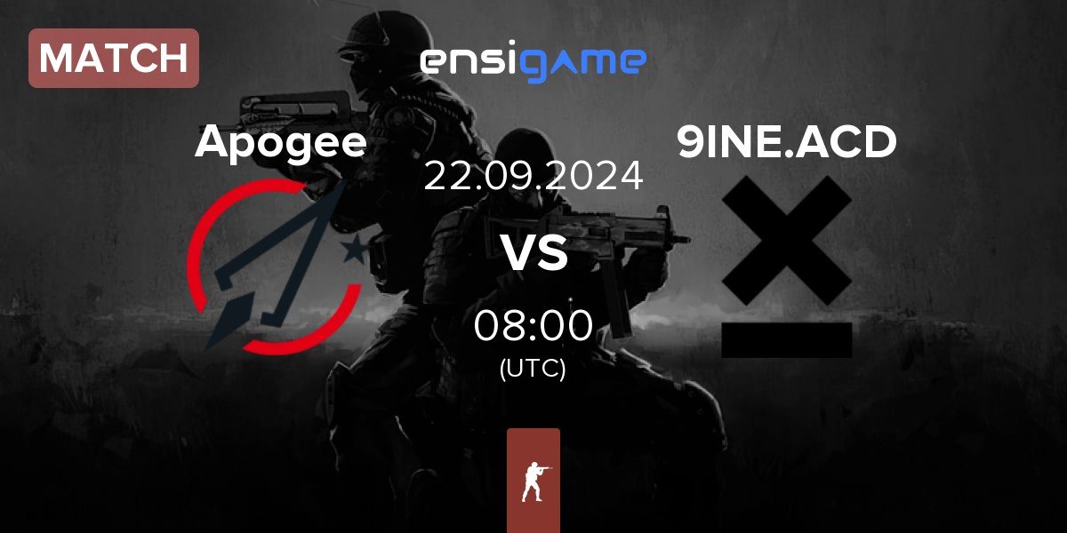 Match Apogee vs 9INE Academy 9INE.ACD | 22.09