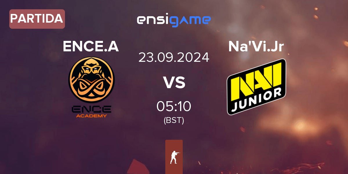 Partida ENCE Academy ENCE.A vs Natus Vincere Junior Na'Vi.Jr | 23.09