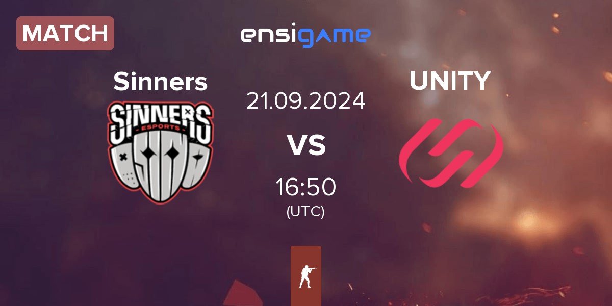 Match Sinners Esports Sinners vs UNITY Esports UNITY | 21.09