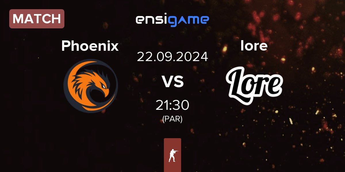 Match Phoenix vs Lore Gaming lore | 22.09