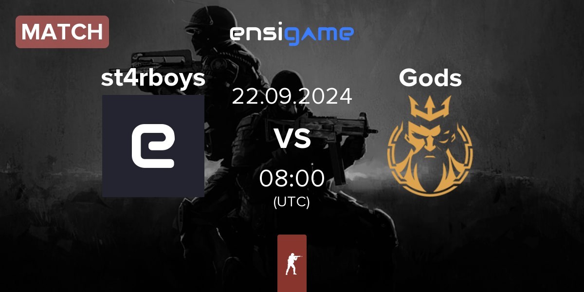 Match st4rboys vs Gods Reign Gods | 22.09