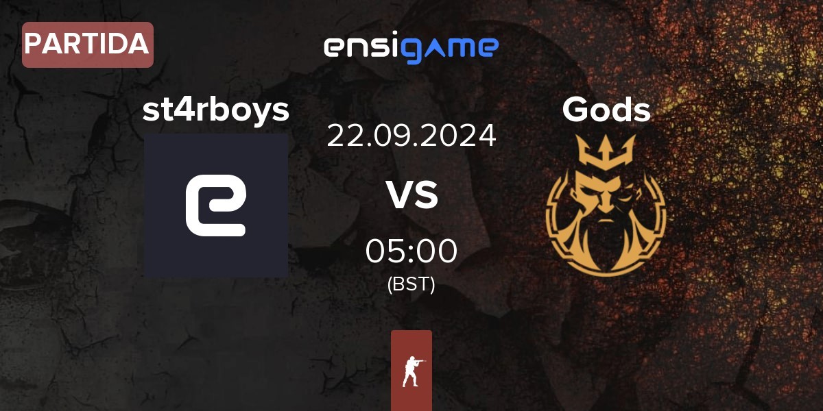 Partida st4rboys vs Gods Reign Gods | 22.09