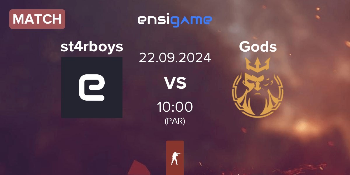 Match st4rboys vs Gods Reign Gods | 22.09