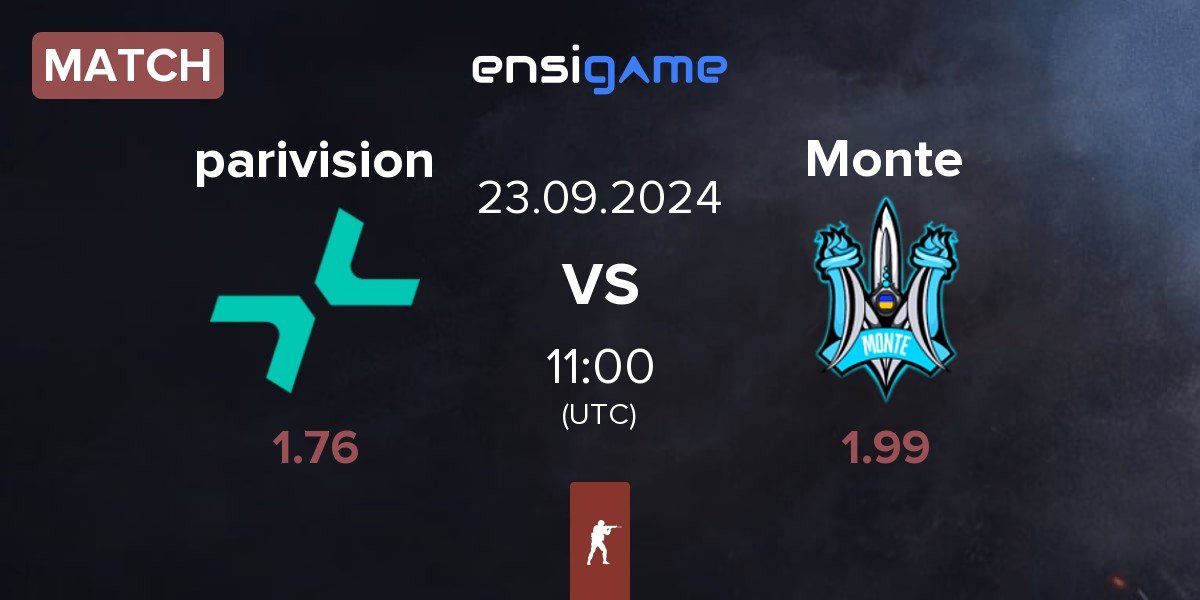 Match PARIVISION parivision vs Monte | 23.09