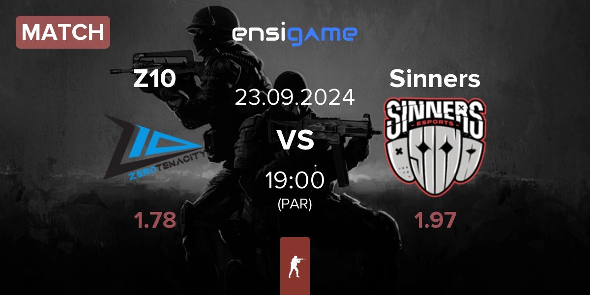 Match Zero Tenacity Z10 vs Sinners Esports Sinners | 23.09