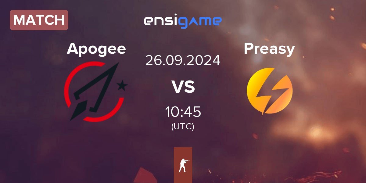 Match Apogee vs Preasy Esport Preasy | 26.09