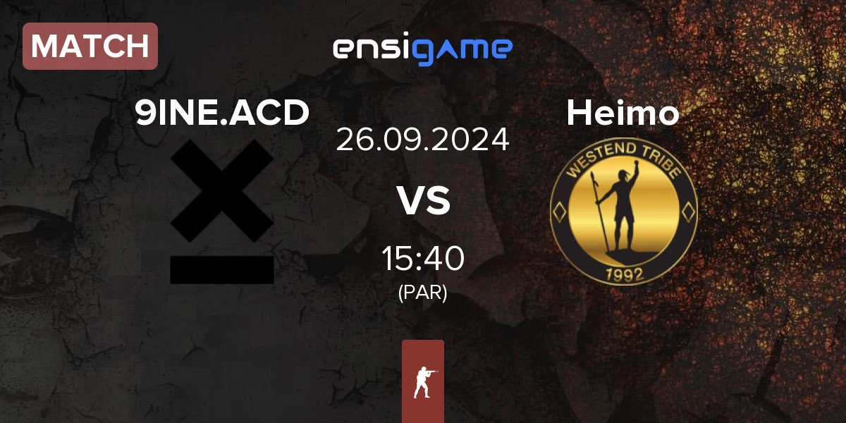 Match 9INE Academy 9INE.ACD vs Heimo Esports Heimo | 26.09