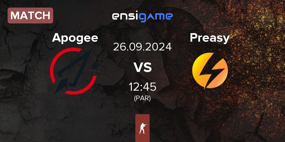 Match Apogee vs Preasy Esport Preasy | 26.09