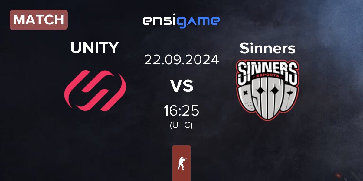 Match UNITY Esports UNITY vs Sinners Esports Sinners | 22.09