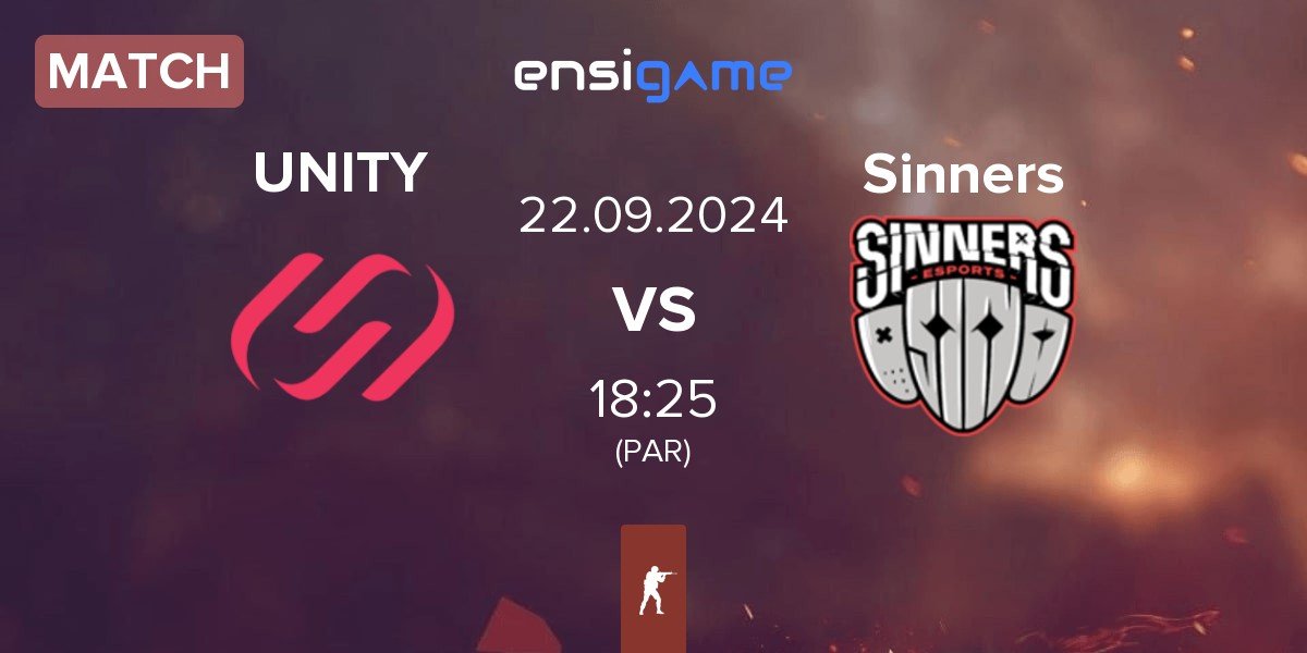 Match UNITY Esports UNITY vs Sinners Esports Sinners | 22.09