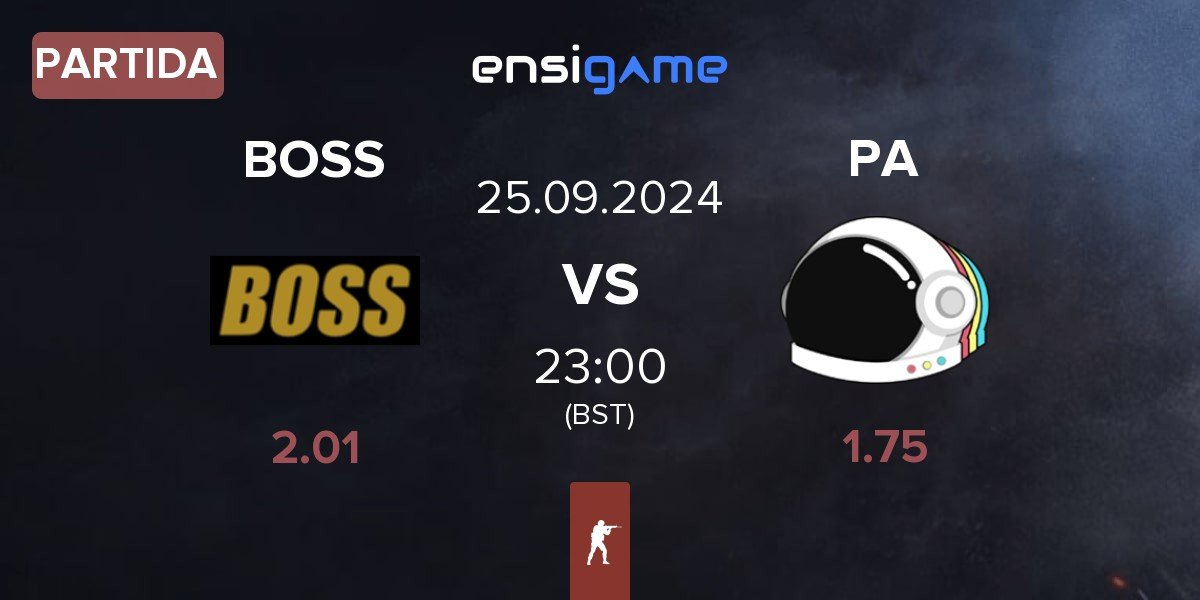 Partida BOSS vs Party Astronauts PA | 25.09