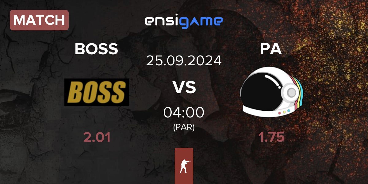 Match BOSS vs Party Astronauts PA | 25.09