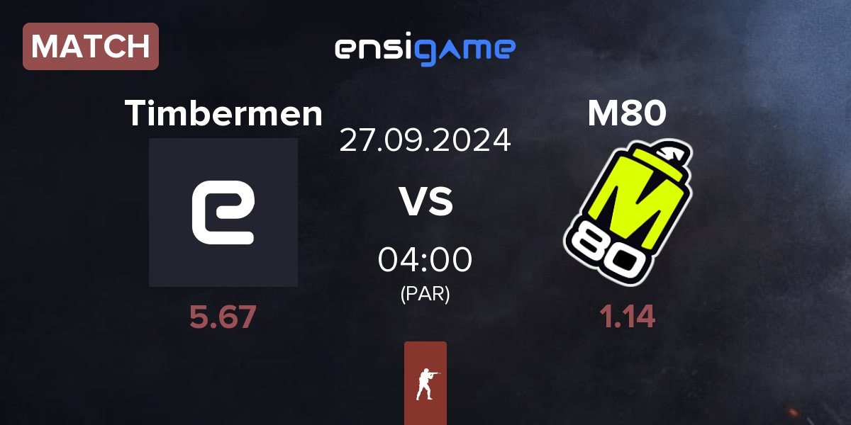 Match Timbermen vs M80 | 27.09