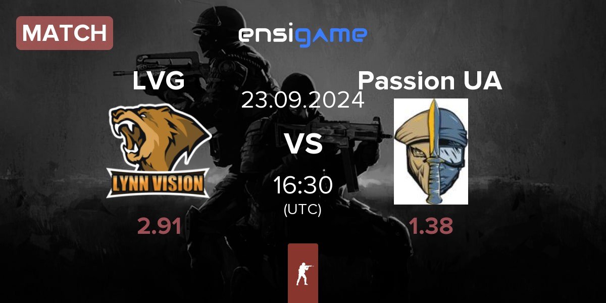 Match Lynn Vision Gaming LVG vs Passion UA | 23.09