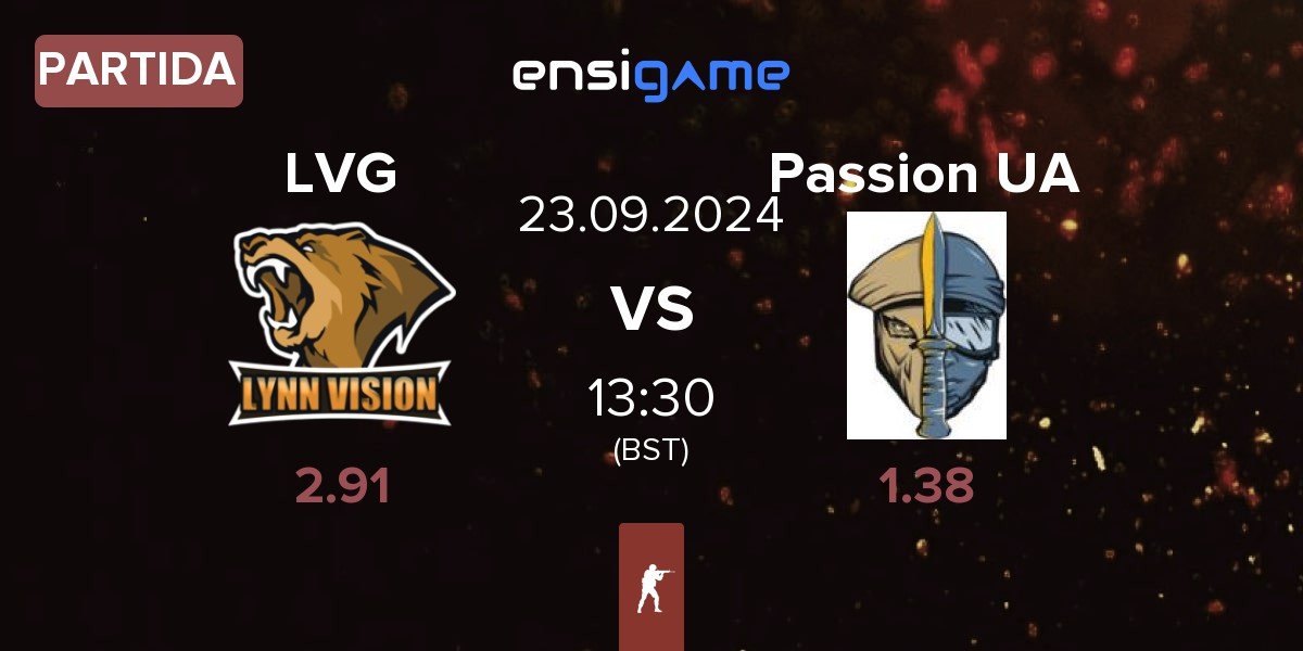 Partida Lynn Vision Gaming LVG vs Passion UA | 23.09