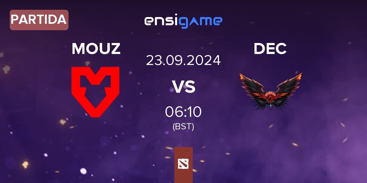 Partida MOUZ vs Dragon Esports Club DEC | 23.09