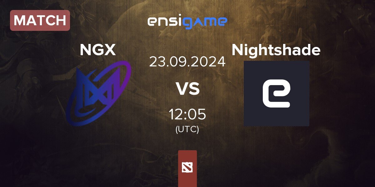 Match Nigma Galaxy NGX vs Nightshade Esports Nightshade | 23.09