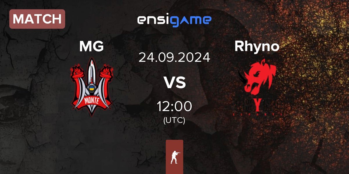 Match Monte Gen MG vs Rhyno Esports Rhyno | 24.09