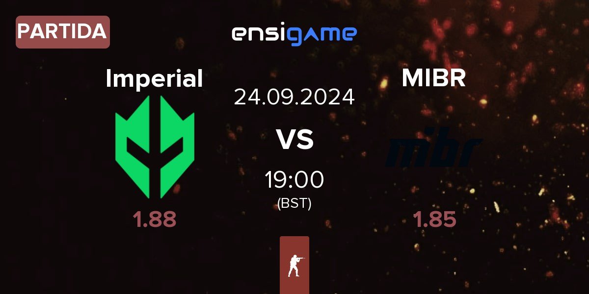 Partida Imperial Esports Imperial vs Made in Brazil MIBR | 24.09