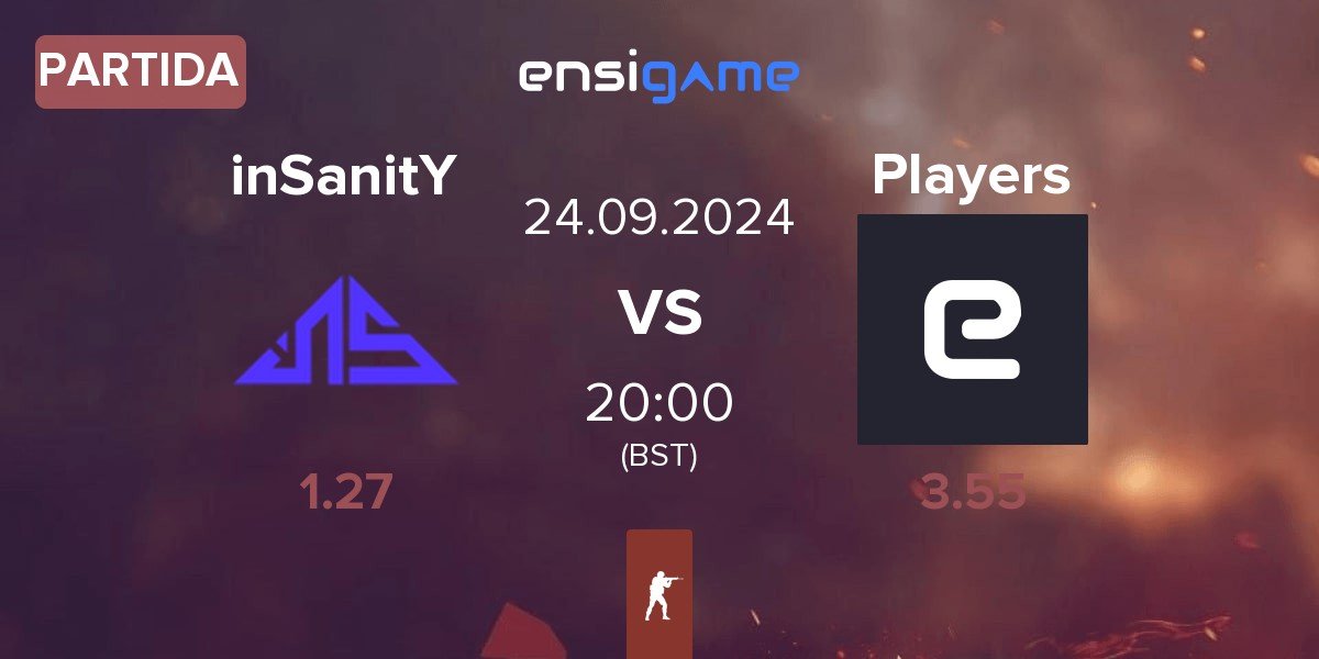 Partida inSanitY Sports inSanitY vs Players | 24.09