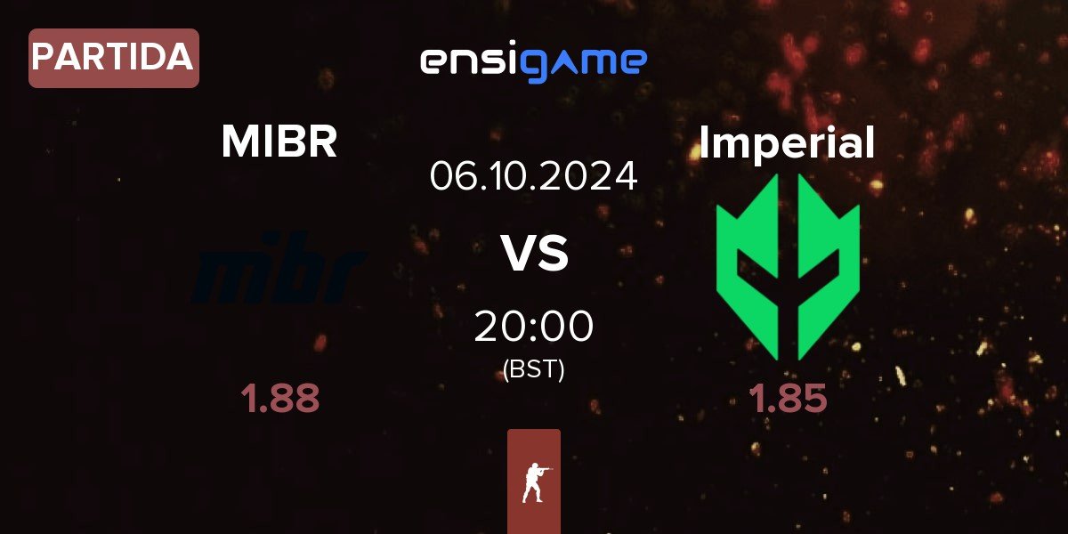 Partida Made in Brazil MIBR vs Imperial Esports Imperial | 06.10