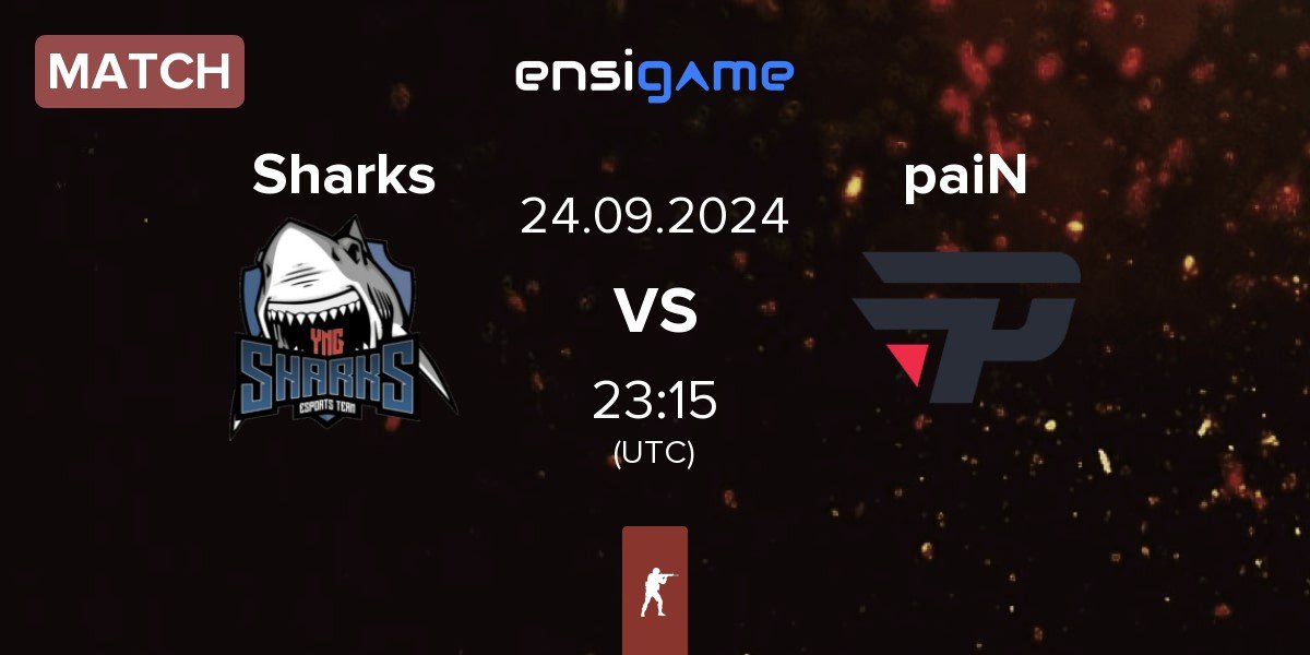 Match Sharks Esports Sharks vs paiN Gaming paiN | 24.09