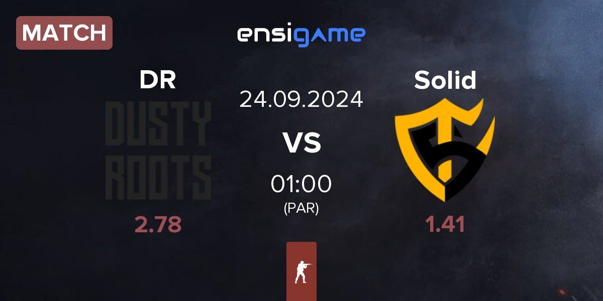 Match Dusty Roots DR vs Team Solid Solid | 24.09