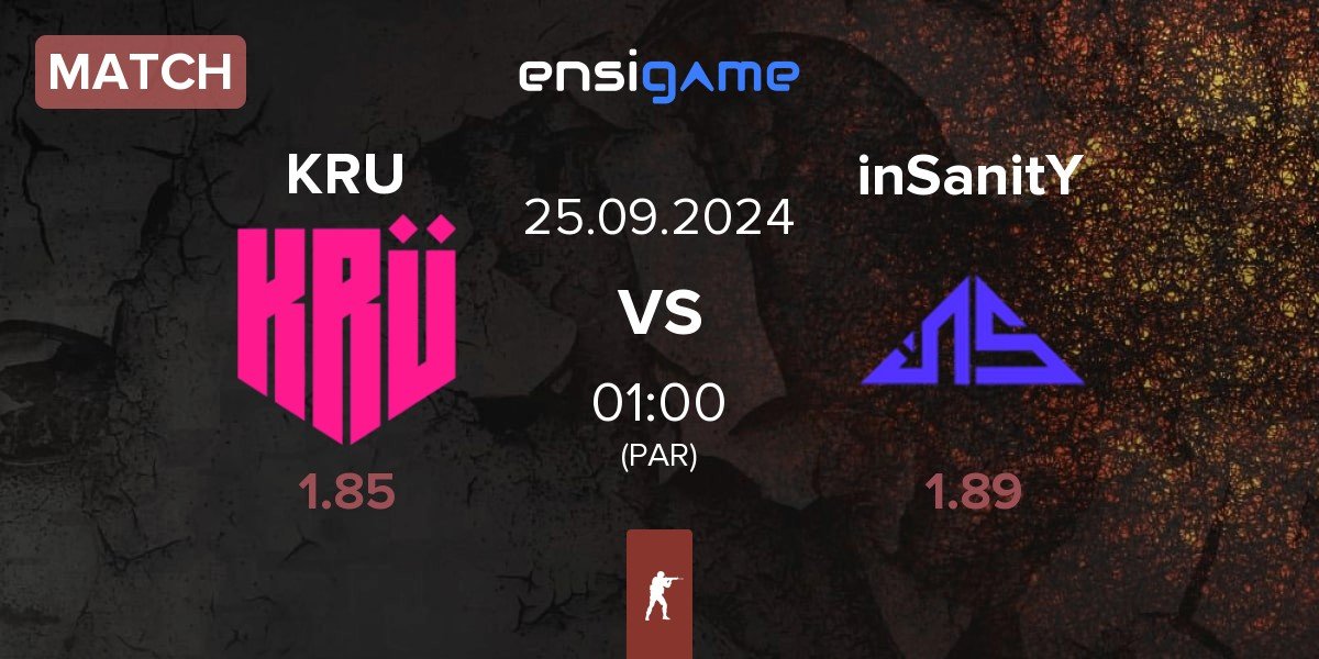 Match KRU Esport KRU vs inSanitY Sports inSanitY | 25.09