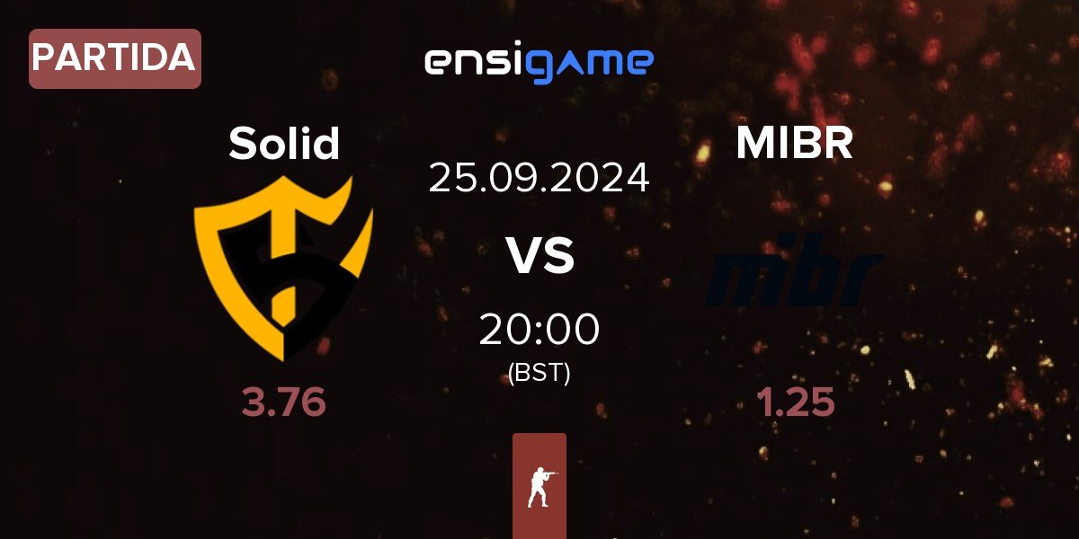 Partida Team Solid Solid vs Made in Brazil MIBR | 25.09