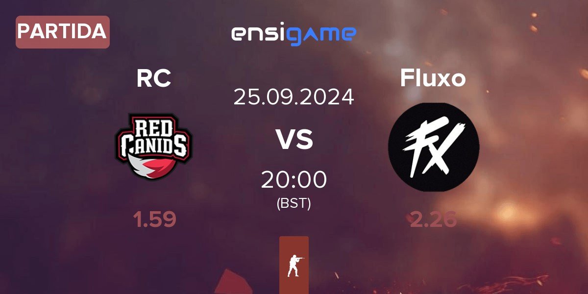 Partida Red Canids RC vs Fluxo | 25.09