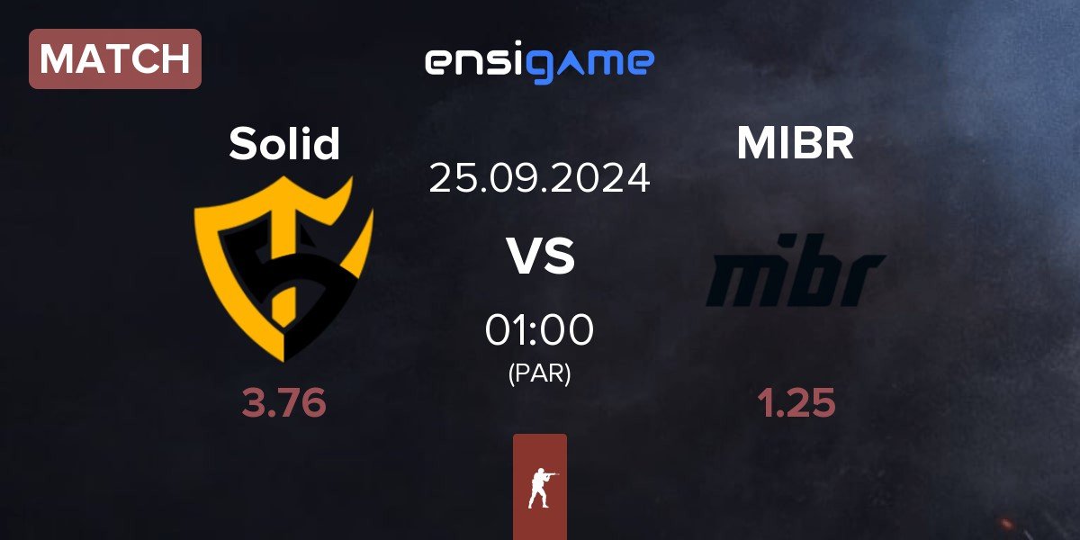 Match Team Solid Solid vs Made in Brazil MIBR | 25.09