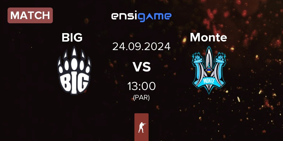 Match BIG vs Monte | 24.09