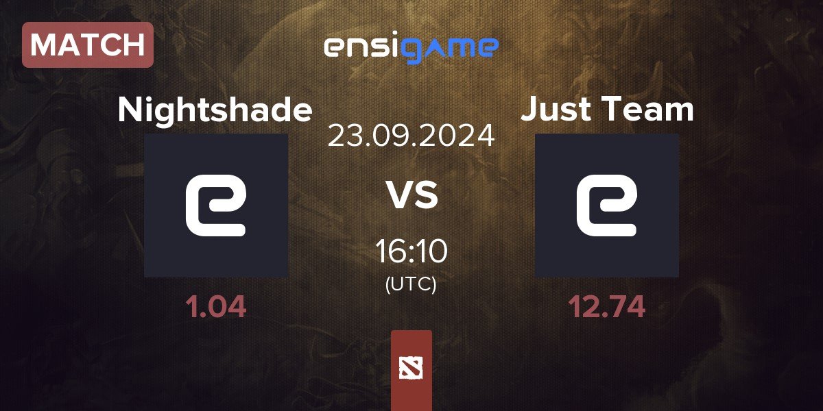 Match Nightshade Esports Nightshade vs Just Team | 23.09