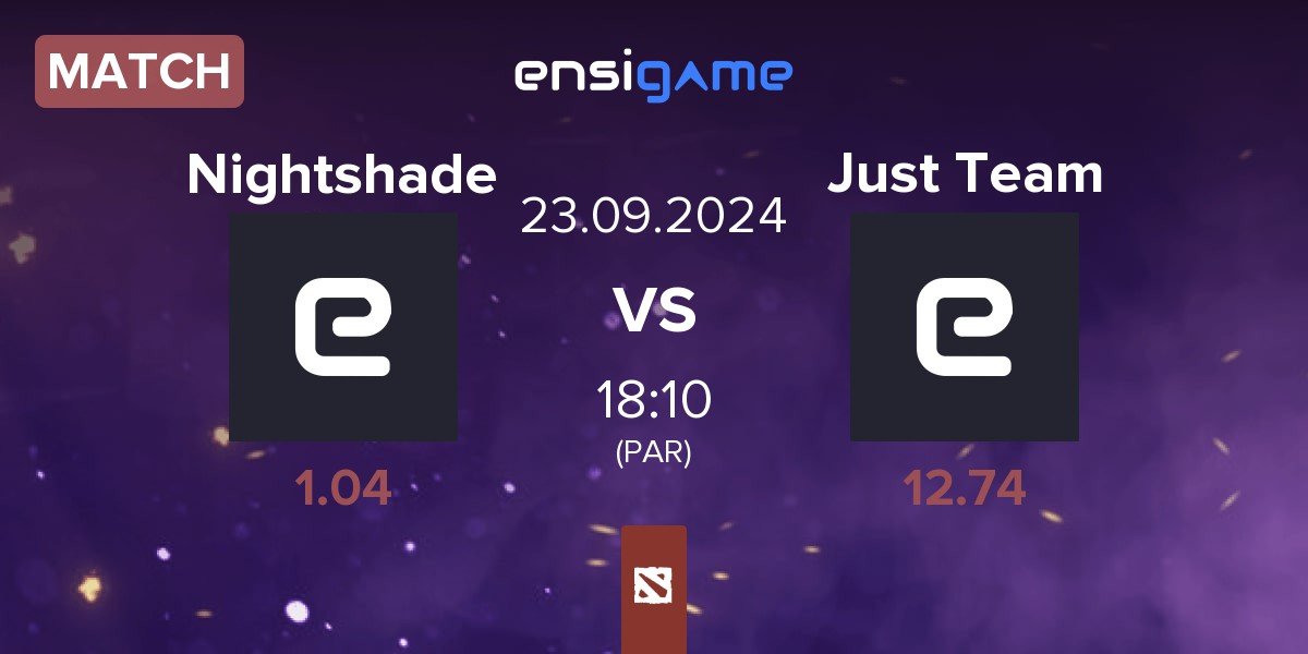 Match Nightshade Esports Nightshade vs Just Team | 23.09