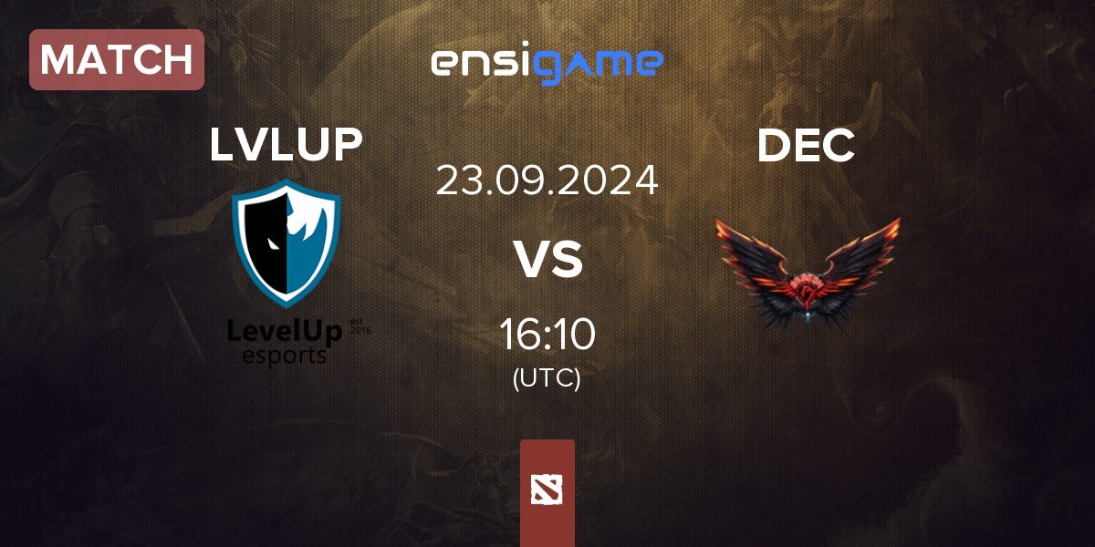 Match Level UP LVLUP vs Dragon Esports Club DEC | 23.09